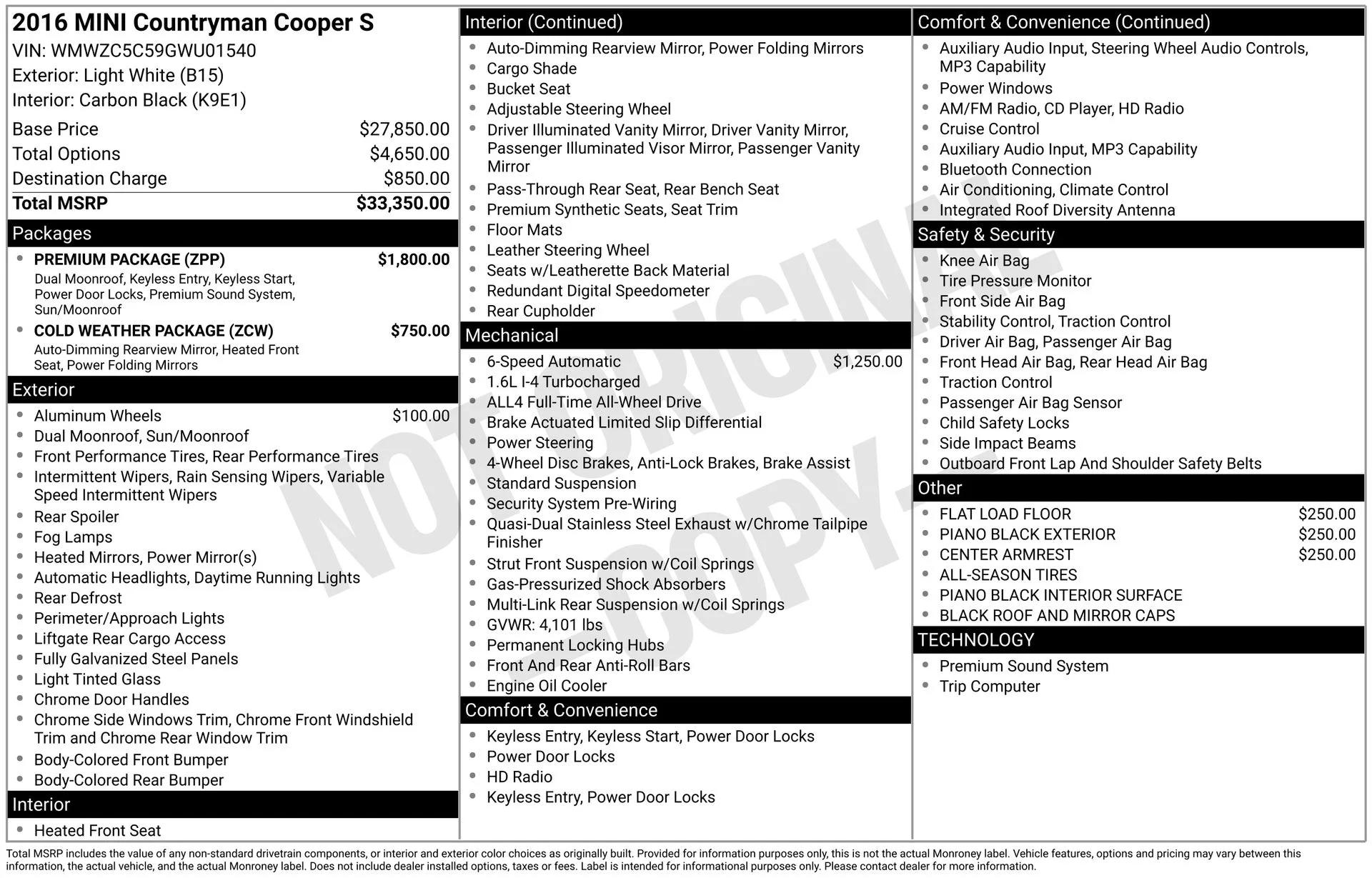 mini countryman 2016 WMWZC5C59GWU01540 image mini countryman 2016 WMWZC5C59GWU01540 image