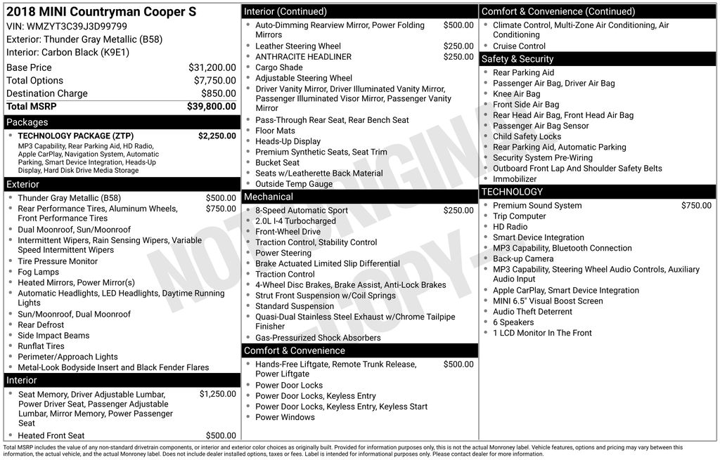 mini countryman 2018 WMZYT3C39J3D99799 image mini countryman 2018 WMZYT3C39J3D99799 image