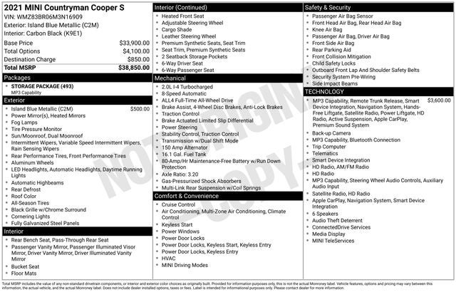 mini countryman 2021 WMZ83BR06M3N16909 image mini countryman 2021 WMZ83BR06M3N16909 image