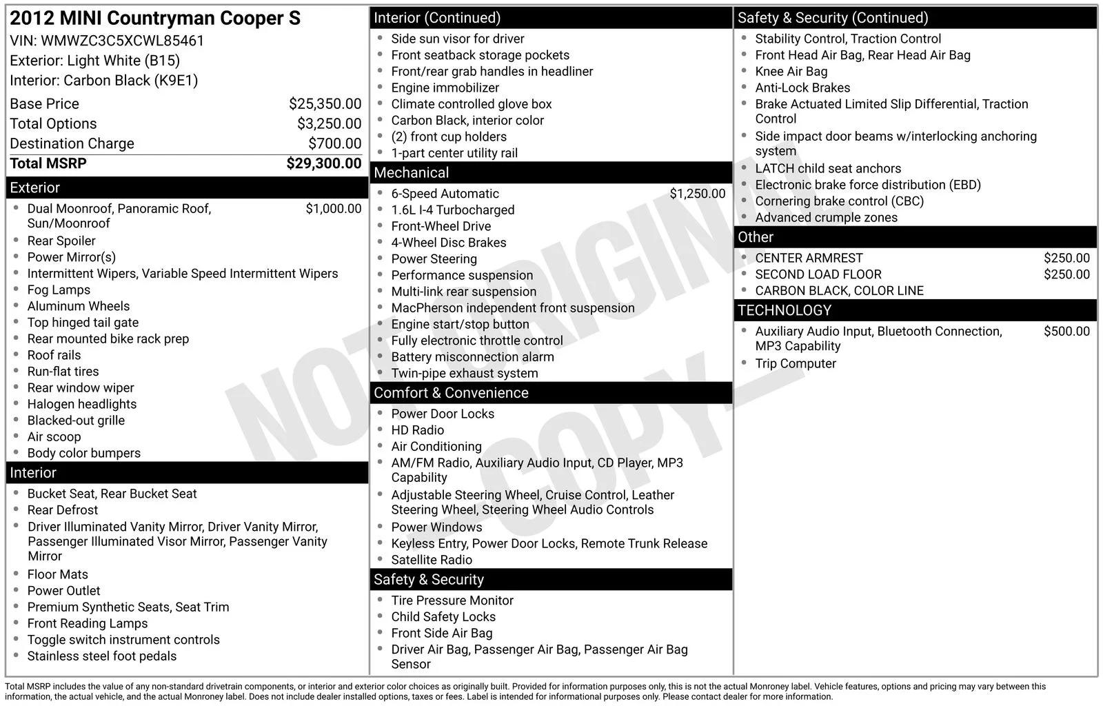 mini countryman 2012 WMWZC3C5XCWL85461 image