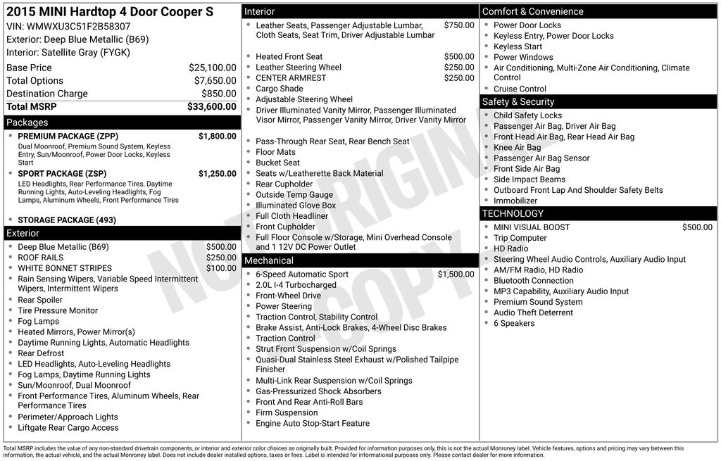 mini cooper 2015 WMWXU3C51F2B58307 image mini cooper 2015 WMWXU3C51F2B58307 image