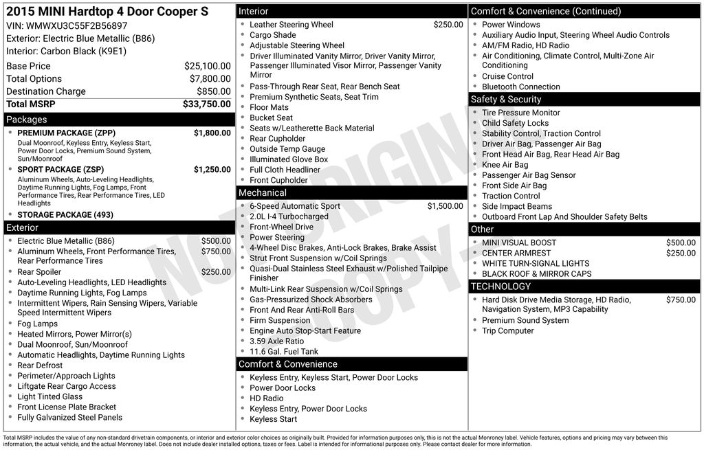 mini cooper 2015 WMWXU3C55F2B56897 image mini cooper 2015 WMWXU3C55F2B56897 image