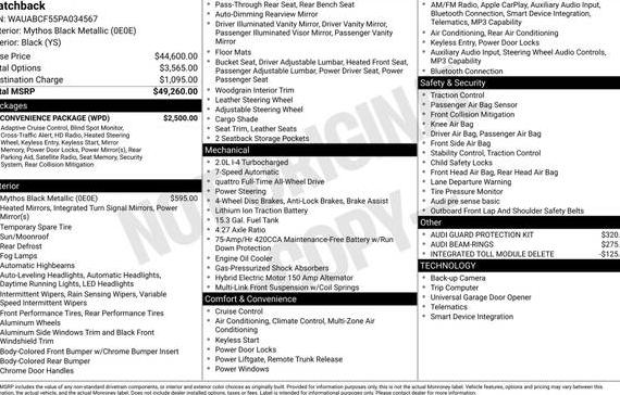 AUDI A5 2023 WAUABCF55PA034567 image AUDI A5 2023 WAUABCF55PA034567 image