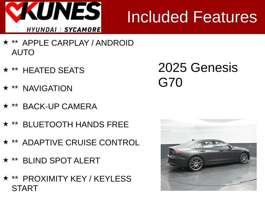 genesis g70 2025 KMTG34SC4SU155264 image genesis g70 2025 KMTG34SC4SU155264 image