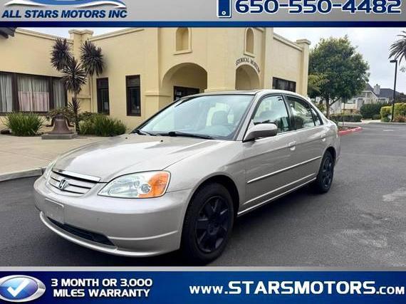 HONDA CIVIC 2002 2HGES26702H599255 image