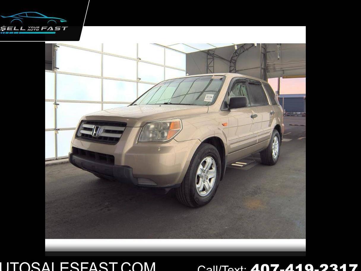 HONDA PILOT 2006 5FNYF28136B029481 image