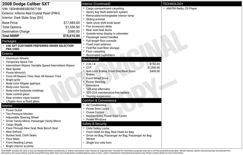 dodge caliber 2008 1B3HB48B38D587150 image dodge caliber 2008 1B3HB48B38D587150 image