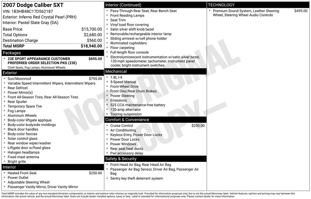 dodge caliber 2007 1B3HB48C17D562187 image dodge caliber 2007 1B3HB48C17D562187 image