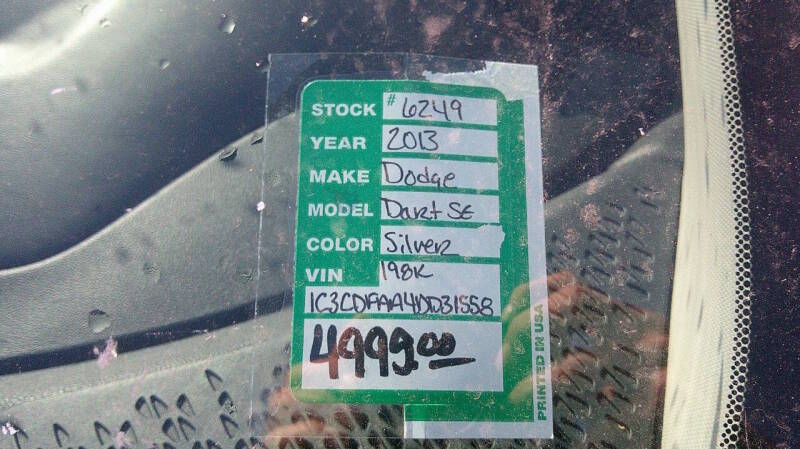 dodge dart 2013 1C3CDFAA4DD315558 image dodge dart 2013 1C3CDFAA4DD315558 image