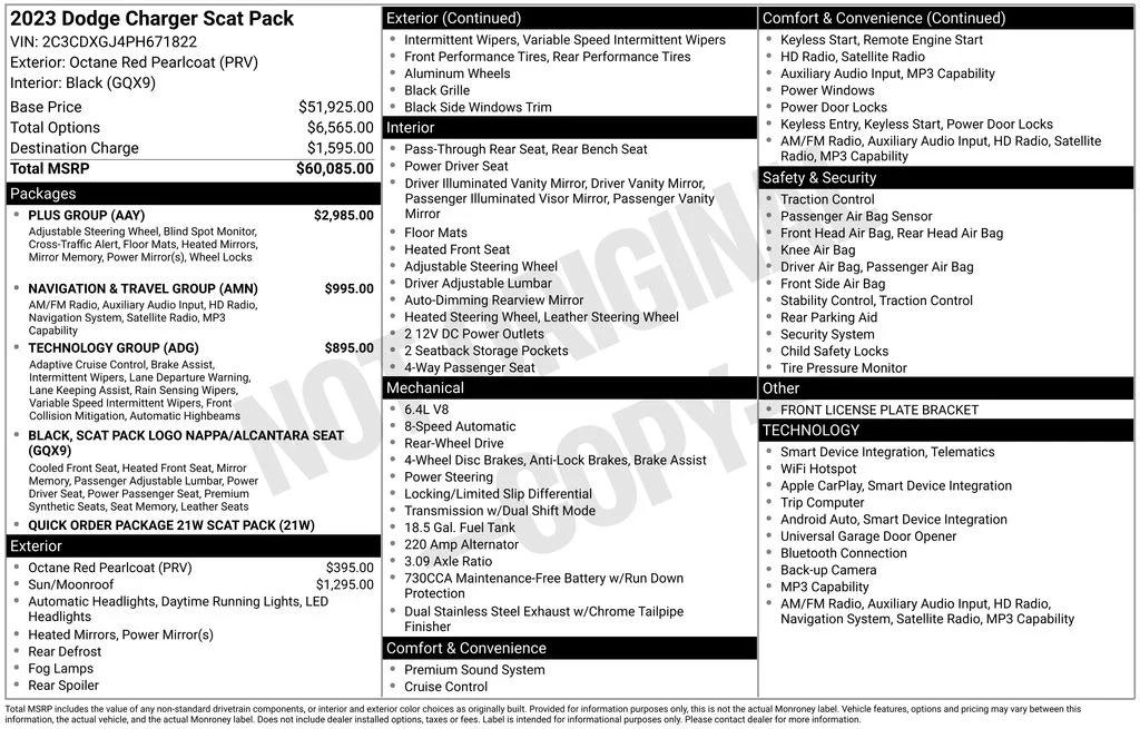 dodge charger 2023 2C3CDXGJ4PH671822 image dodge charger 2023 2C3CDXGJ4PH671822 image