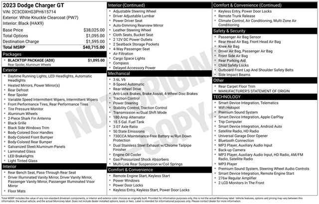 dodge charger 2023 2C3CDXHG3PH615714 image dodge charger 2023 2C3CDXHG3PH615714 image