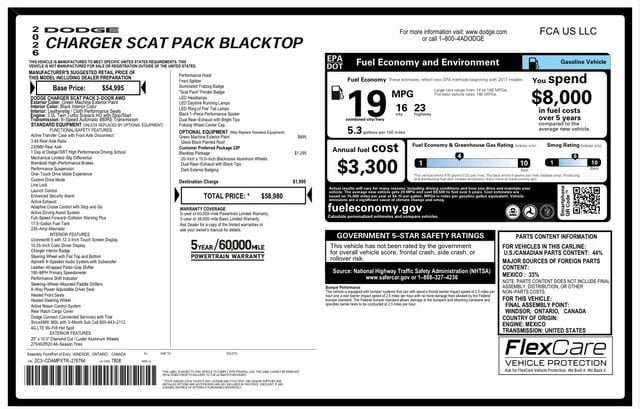 dodge charger 2026 2C3CDAMPXTR276764 image dodge charger 2026 2C3CDAMPXTR276764 image