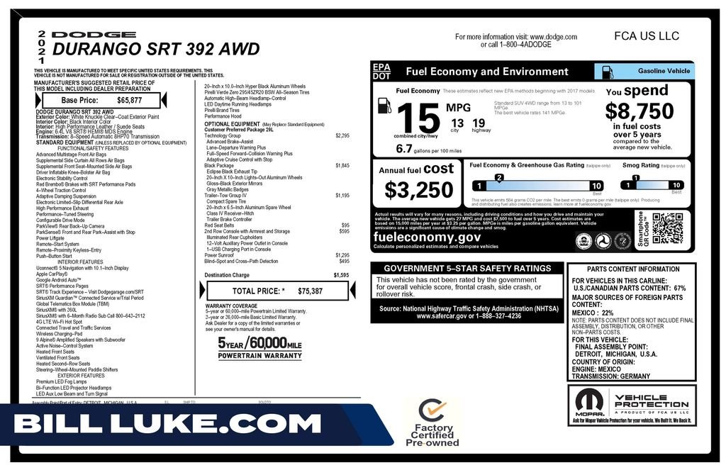 dodge durango 2021 1C4SDJGJ2MC883413 image dodge durango 2021 1C4SDJGJ2MC883413 image