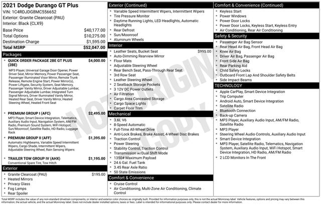 dodge durango 2021 1C4RDJDG8MC556652 image dodge durango 2021 1C4RDJDG8MC556652 image