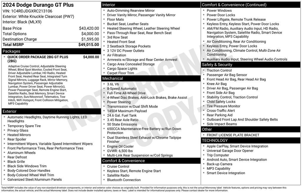 dodge durango 2024 1C4RDJDGXRC213106 image dodge durango 2024 1C4RDJDGXRC213106 image