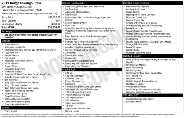 dodge durango 2011 1D4RE4GG9BC697658 image dodge durango 2011 1D4RE4GG9BC697658 image