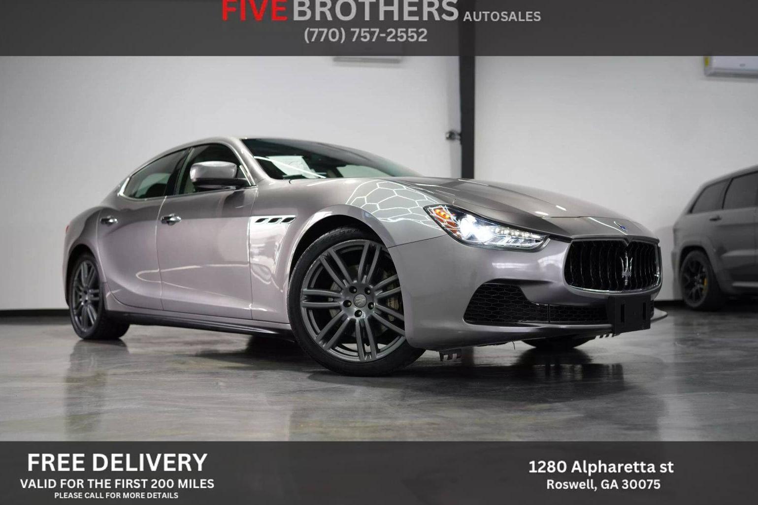 MASERATI GHIBLI 2016 ZAM57XSA3G1167047 image