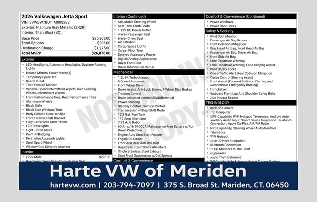 volkswagen jetta 2026 3VWBW7BU1TM008283 image volkswagen jetta 2026 3VWBW7BU1TM008283 image