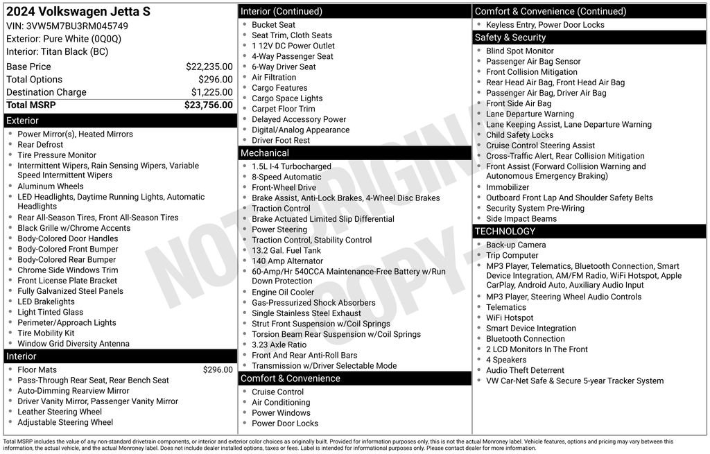 volkswagen jetta 2024 3VW5M7BU3RM045749 image volkswagen jetta 2024 3VW5M7BU3RM045749 image