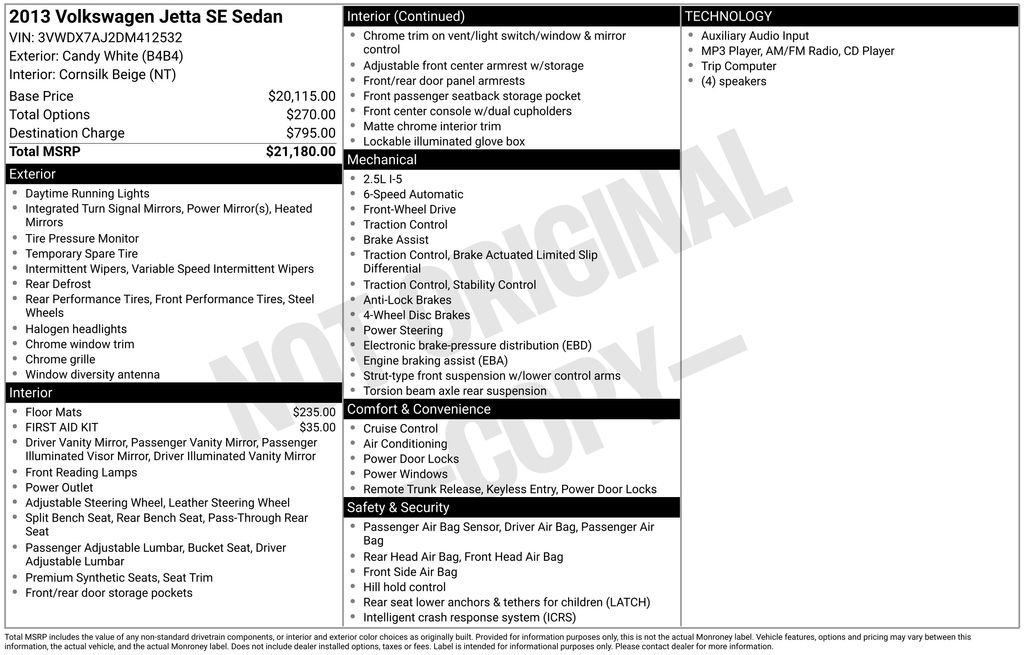 volkswagen jetta 2013 3VWDX7AJ2DM412532 image volkswagen jetta 2013 3VWDX7AJ2DM412532 image