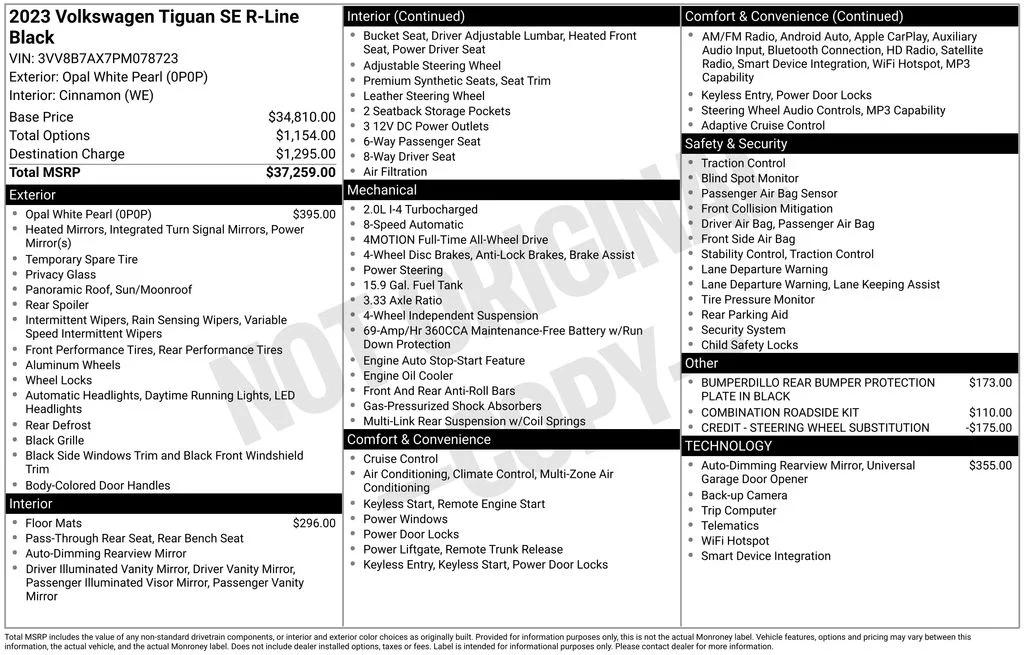 volkswagen tiguan 2023 3VV8B7AX7PM078723 image volkswagen tiguan 2023 3VV8B7AX7PM078723 image
