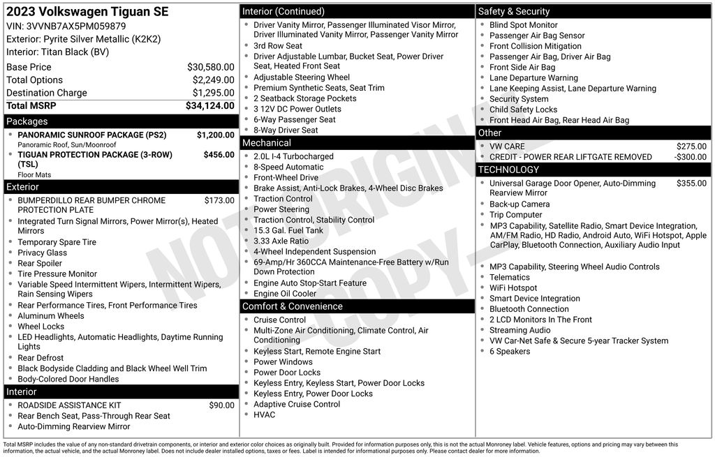 volkswagen tiguan 2023 3VVNB7AX5PM059879 image volkswagen tiguan 2023 3VVNB7AX5PM059879 image