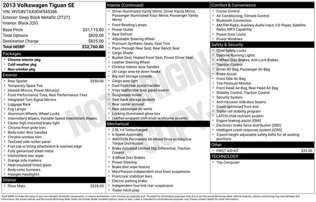 volkswagen tiguan 2013 WVGBV7AX0DW545306 image volkswagen tiguan 2013 WVGBV7AX0DW545306 image