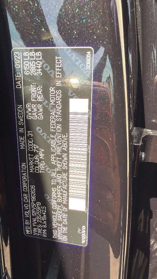 volvo xc90 2023 YV4L12PV5P1962626 image volvo xc90 2023 YV4L12PV5P1962626 image