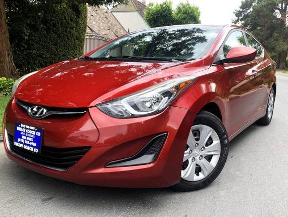 HYUNDAI ELANTRA 2016 5NPDH4AE0GH756694 image