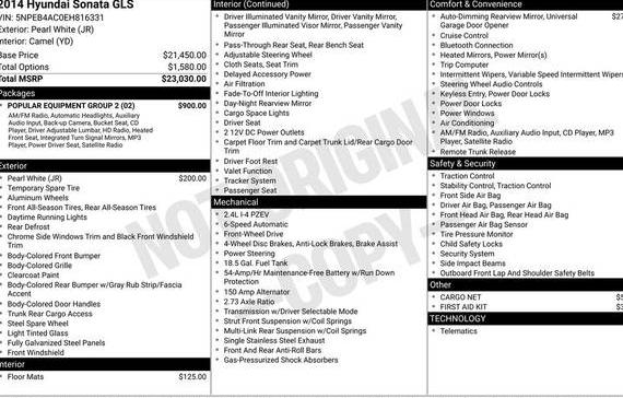 HYUNDAI SONATA 2014 5NPEB4AC0EH816331 image