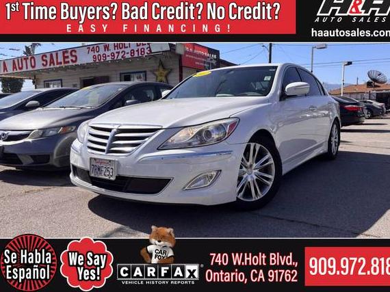 HYUNDAI GENESIS 2012 KMHGC4DD3CU199435 image