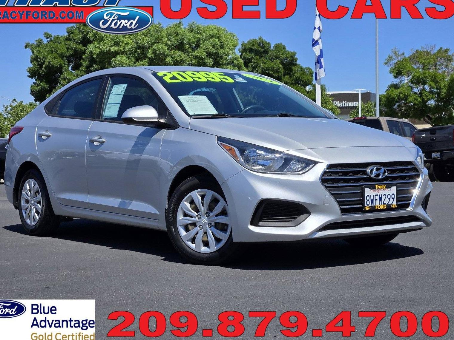 HYUNDAI ACCENT 2021 3KPC24A61ME142887 image