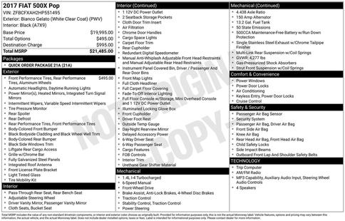 fiat 500x 2017 ZFBCFXAH2HP551495 image fiat 500x 2017 ZFBCFXAH2HP551495 image