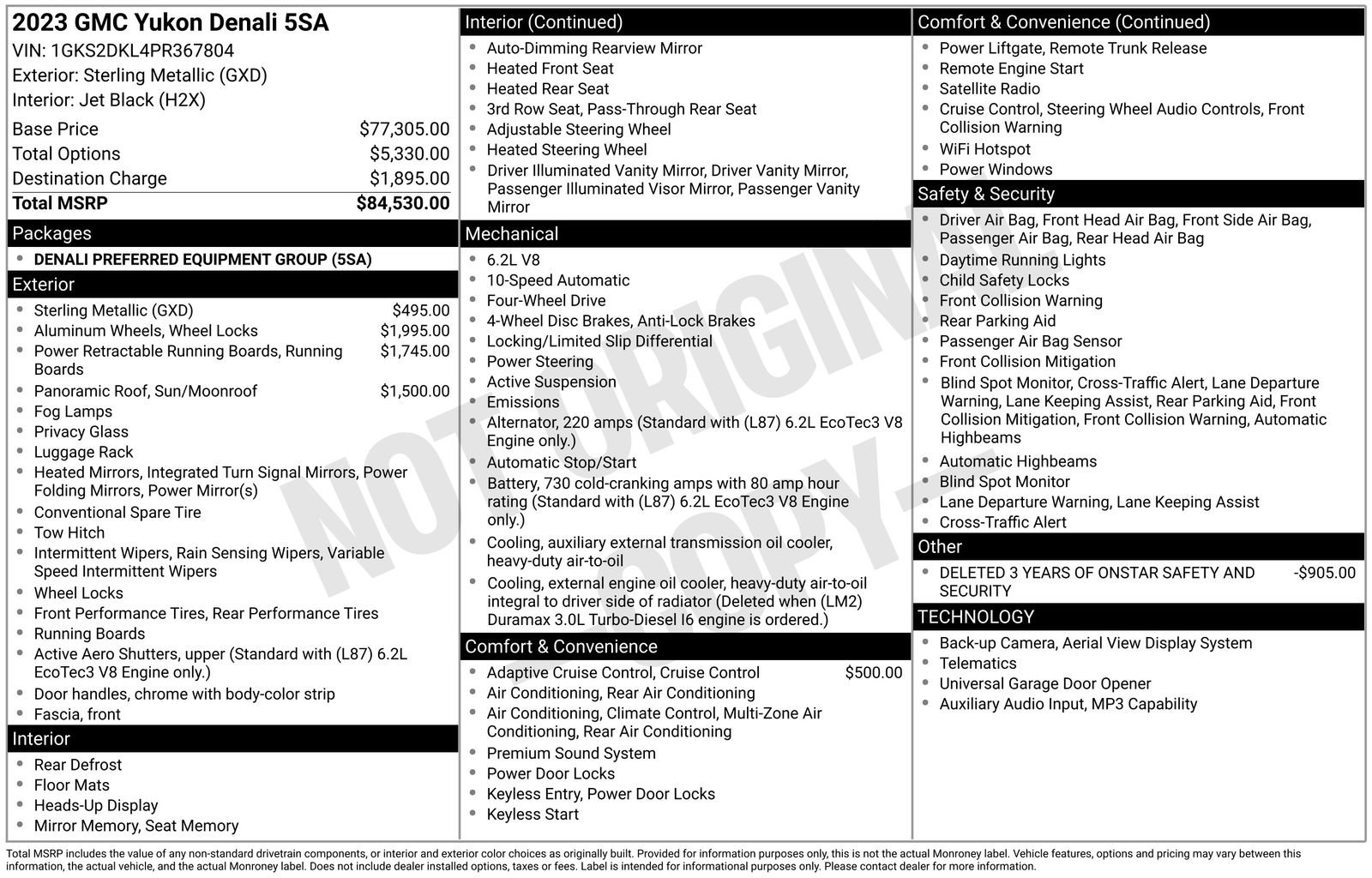 gmc yukon 2023 1GKS2DKL4PR367804 image gmc yukon 2023 1GKS2DKL4PR367804 image