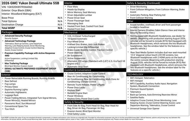 gmc yukon 2026 1GKS2EK85TR366060 image gmc yukon 2026 1GKS2EK85TR366060 image