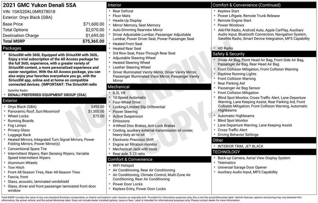 gmc yukon 2021 1GKS2DKL0MR378018 image gmc yukon 2021 1GKS2DKL0MR378018 image