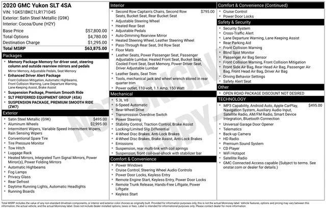 gmc yukon 2020 1GKS1BKC1LR171045 image gmc yukon 2020 1GKS1BKC1LR171045 image