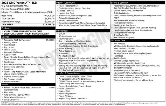 gmc yukon 2025 1GKS2CRD3SR137754 image gmc yukon 2025 1GKS2CRD3SR137754 image