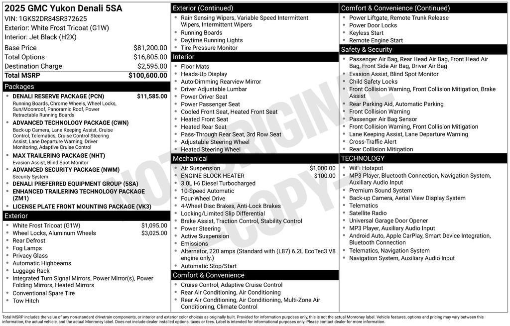 gmc yukon 2025 1GKS2DR84SR372625 image gmc yukon 2025 1GKS2DR84SR372625 image