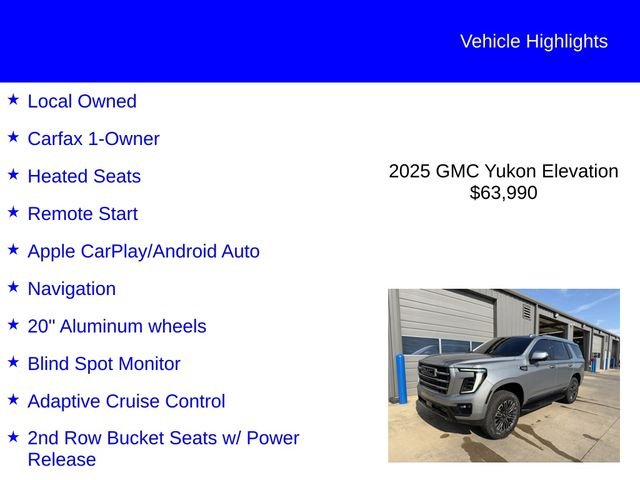 gmc yukon 2025 1GKS2BRD9SR136408 image gmc yukon 2025 1GKS2BRD9SR136408 image