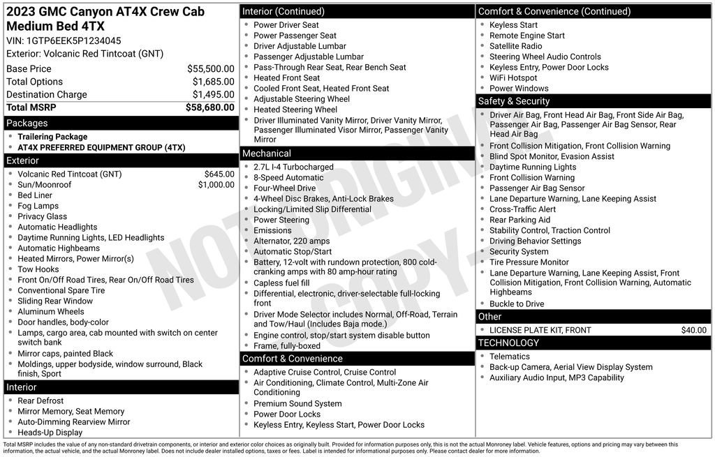 gmc canyon 2023 1GTP6EEK5P1234045 image gmc canyon 2023 1GTP6EEK5P1234045 image