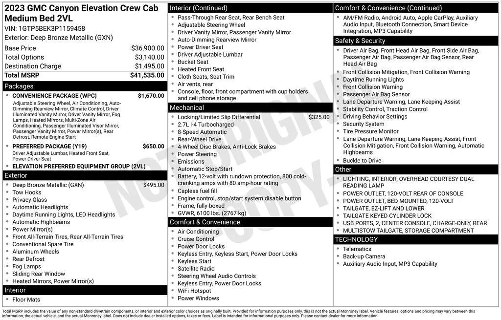 gmc canyon 2023 1GTP5BEK3P1159458 image gmc canyon 2023 1GTP5BEK3P1159458 image