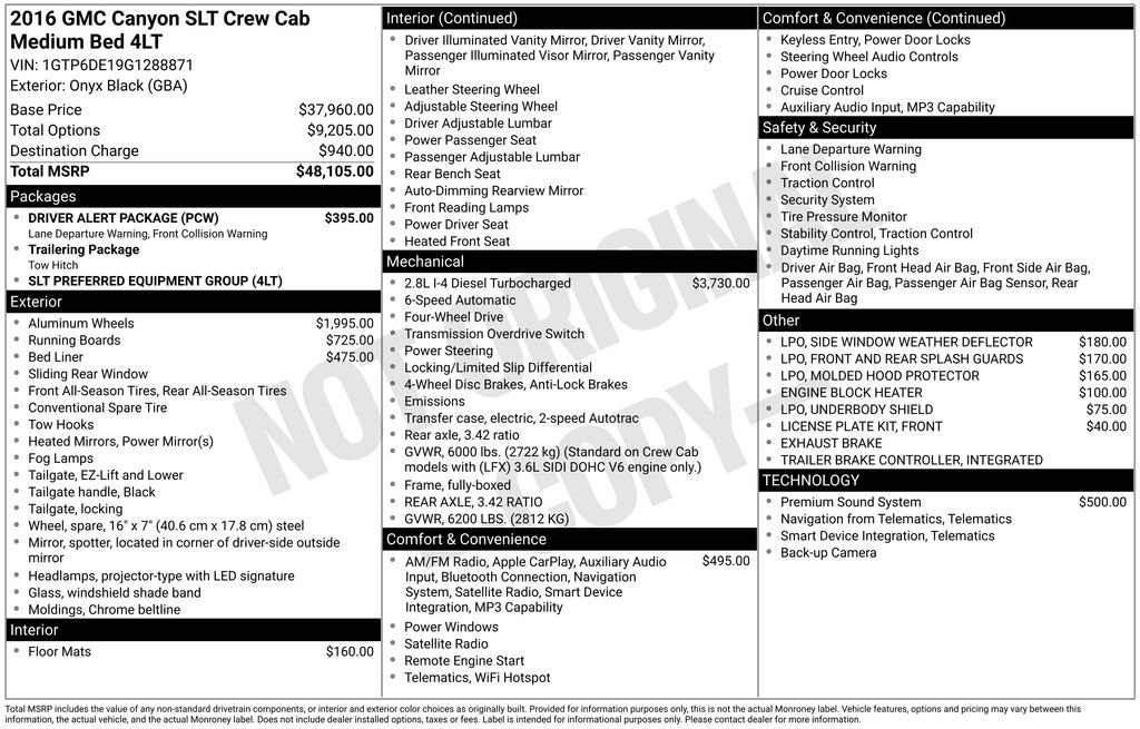 gmc canyon 2016 1GTP6DE19G1288871 image gmc canyon 2016 1GTP6DE19G1288871 image