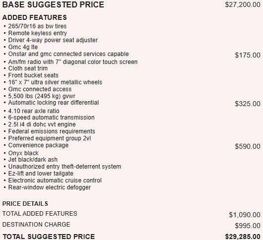 gmc canyon 2018 1GTG5BEAXJ1242075 image gmc canyon 2018 1GTG5BEAXJ1242075 image