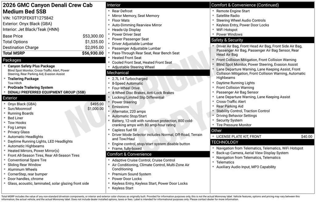 gmc canyon 2026 1GTP2FEK0T1275842 image gmc canyon 2026 1GTP2FEK0T1275842 image