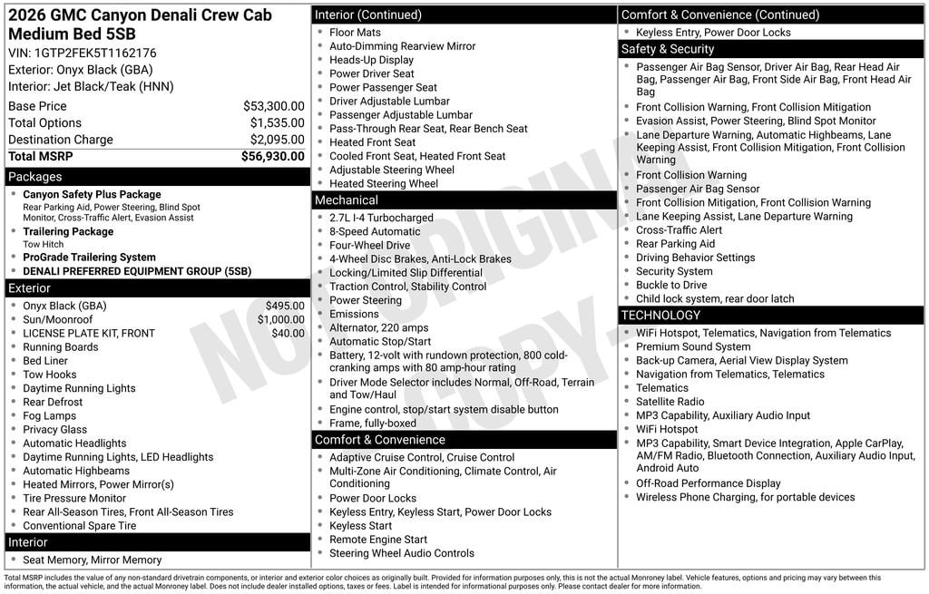 gmc canyon 2026 1GTP2FEK5T1162176 image gmc canyon 2026 1GTP2FEK5T1162176 image