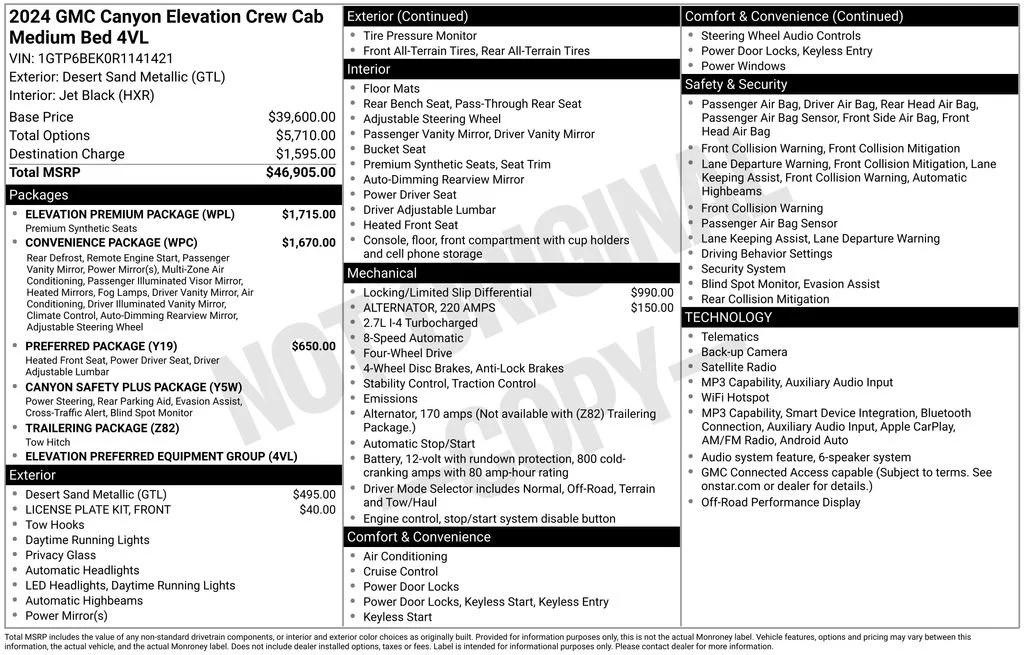 gmc canyon 2024 1GTP6BEK0R1141421 image gmc canyon 2024 1GTP6BEK0R1141421 image