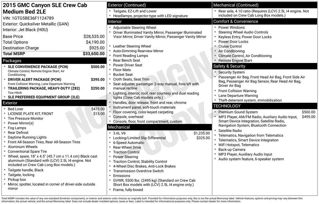 gmc canyon 2015 1GTG5BE36F1124789 image gmc canyon 2015 1GTG5BE36F1124789 image