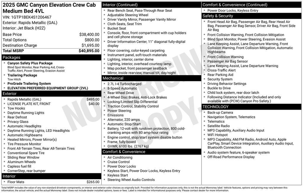 gmc canyon 2025 1GTP1BEK4S1206467 image gmc canyon 2025 1GTP1BEK4S1206467 image