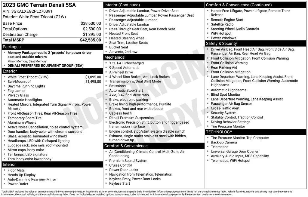 gmc terrain 2023 3GKALXEG2PL270391 image gmc terrain 2023 3GKALXEG2PL270391 image
